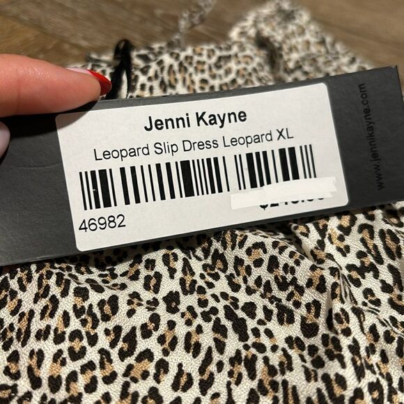 NWT Jenni Kayne Leopard Slip Dress - Picture 8 of 10